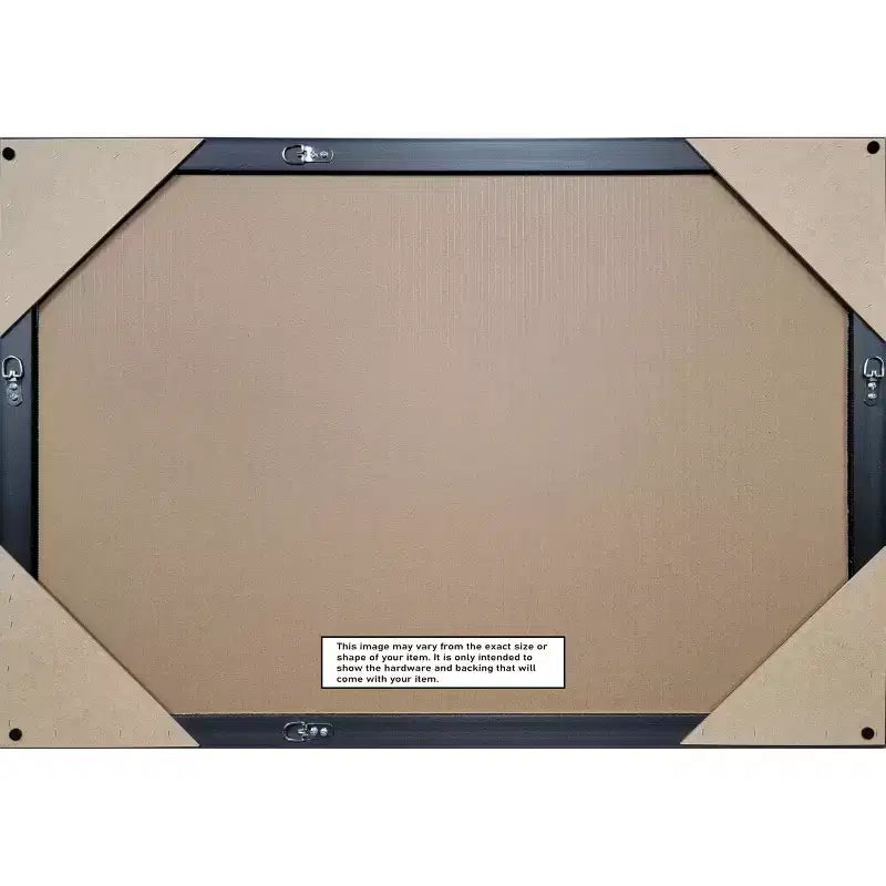 Amanti Art Bethany Non-Beveled Wood Framed Bathroom Vanity Wall Mirror