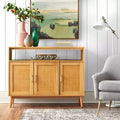 Buylateral Ervine Sideboard: Credenza Buffet Console, Adjustable Shelves