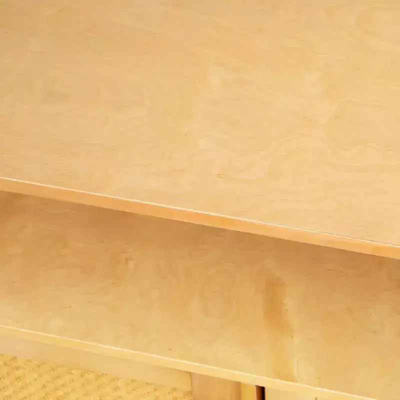 Buylateral Ervine Sideboard: Credenza Buffet Console, Adjustable Shelves